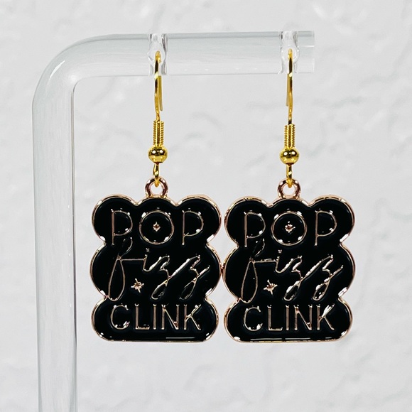 Hand Crafted Jewelry - Pop Fizz Clink Earrings